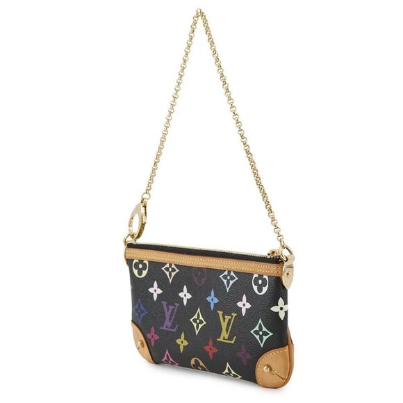 LOUIS VUITTON Pochette・Milla Size MM Monogram・Multicolor Noir - Picture 3 of 13